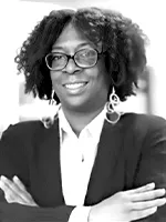 Christine Gibson Portrait Black and white