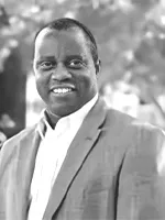 Gibbs Y. Kanyongo portrait black and white