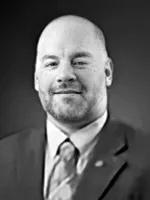 Michael Dodge Portrait black and white